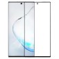 For Galaxy Note 10 + Front Screen Outer Glass Lens (Black)
