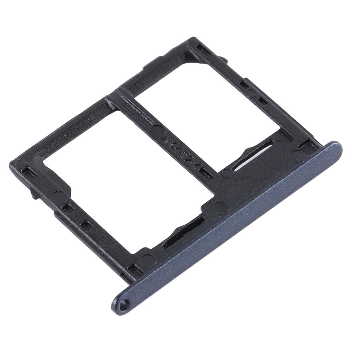 For Samsung Galaxy Tab A 10.1 (2019) / SM-T515 SIM Card Tray + Micro SD Card Tray (Black)
