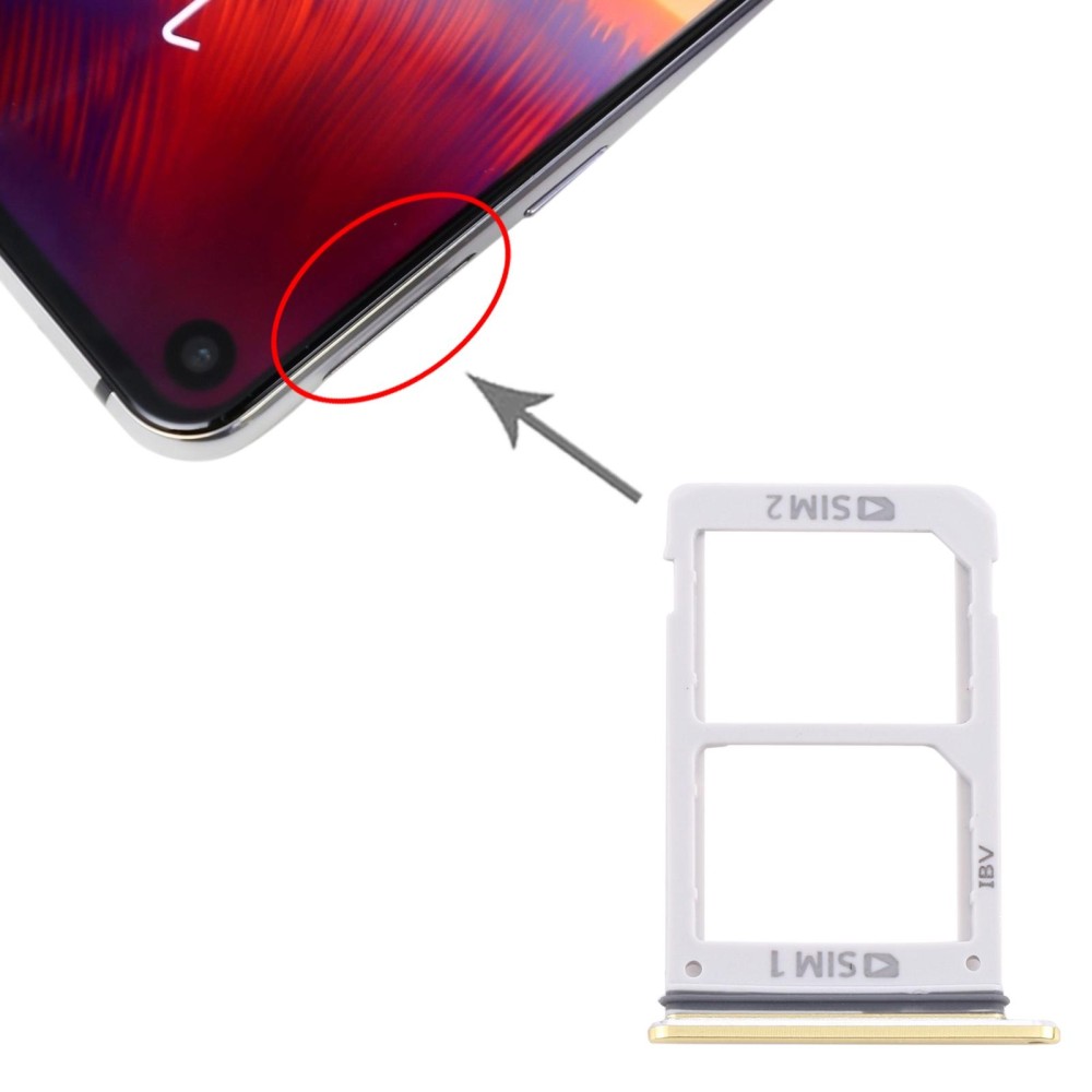 For Samsung Galaxy A8s / Galaxy A9 Pro 2019 SIM Card Tray + SIM Card Tray (Orange)