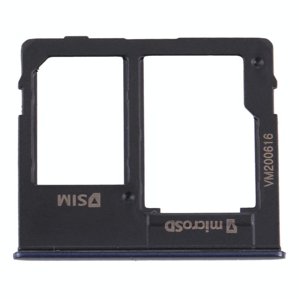 For Samsung Galaxy A10e SIM Card Tray + Micro SD Card Tray (Black)