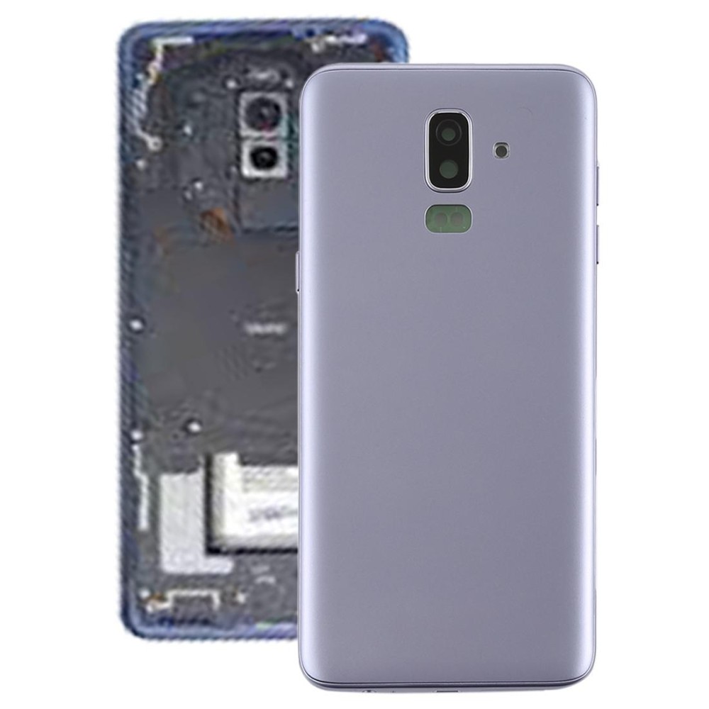 For Galaxy J8 (2018), J810F/DS, J810Y/DS, J810G/DS Back Cover with Side Keys & Camera Lens (Grey)