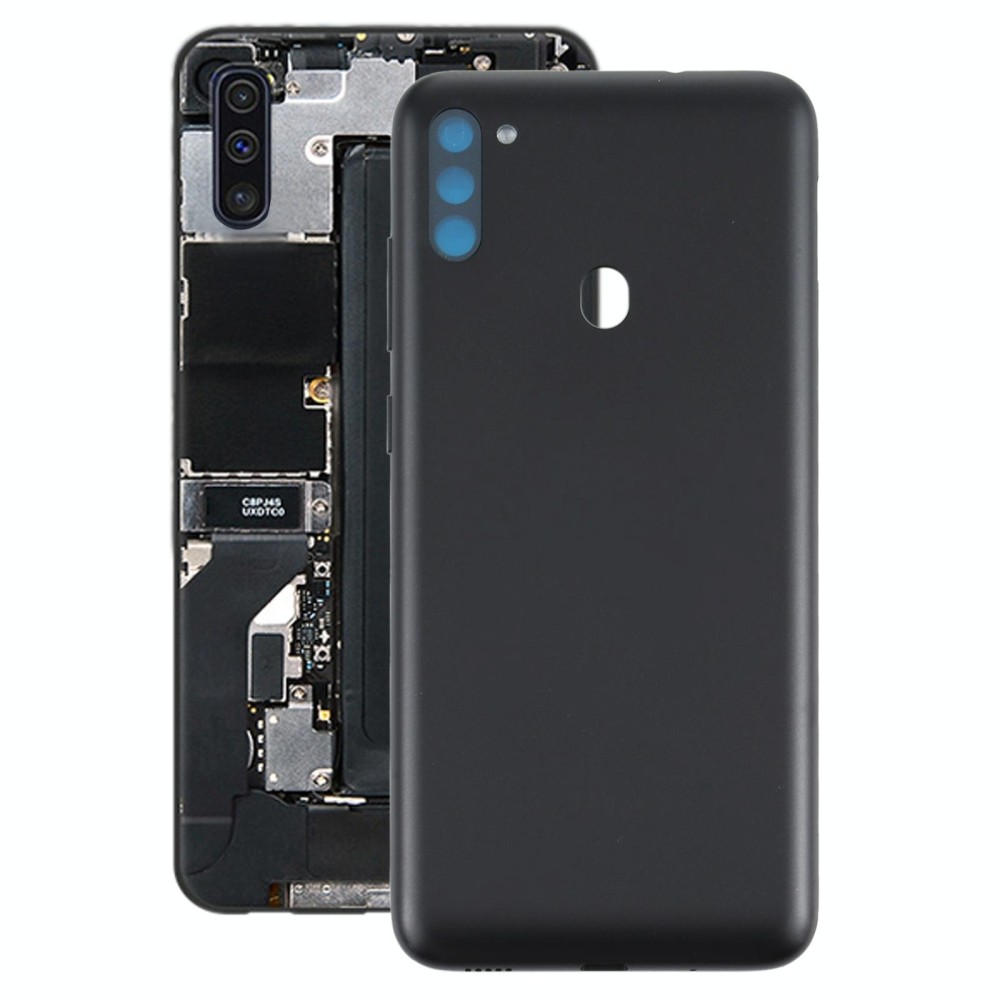 For Samsung Galaxy M11 SM-M115F Battery Back Cover (Black)