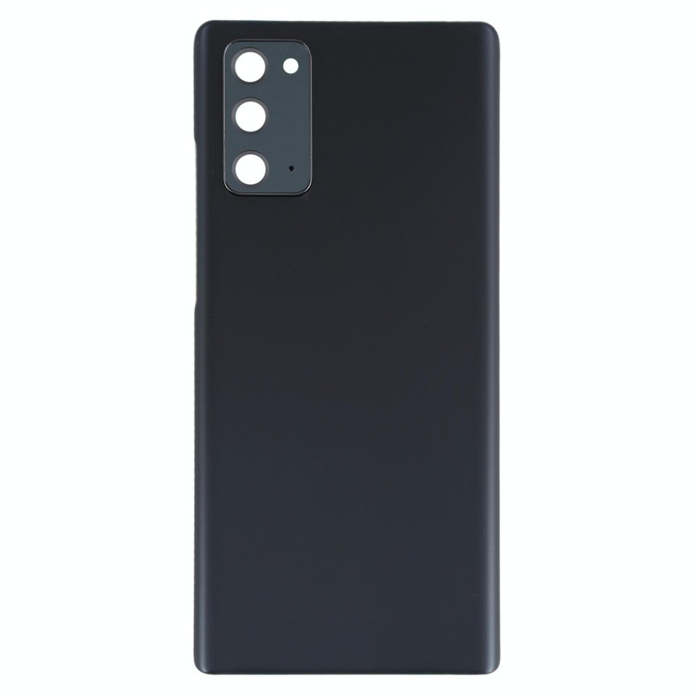 For Samsung Galaxy Note20 Battery Back Cover with Camera Lens Cover (Black)