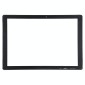 For Samsung Galaxy TabPro S SM-W700 Front Screen Outer Glass Lens (Black)