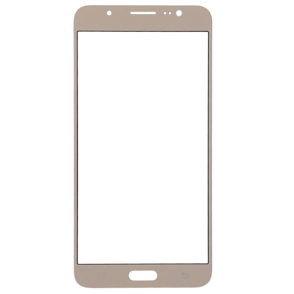 For Samsung Galaxy J7 (2016), J710F, J710FN, J710M/MN, J7108 10pcs Front Screen Outer Glass Lens (Gold)