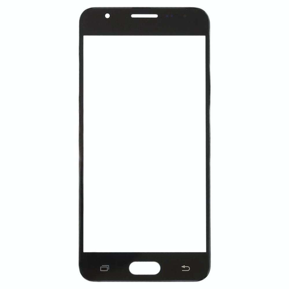For Samsung Galaxy J5 Prime, On5 (2016), G570F/DS, G570Y 10pcs Front Screen Outer Glass Lens (Black)