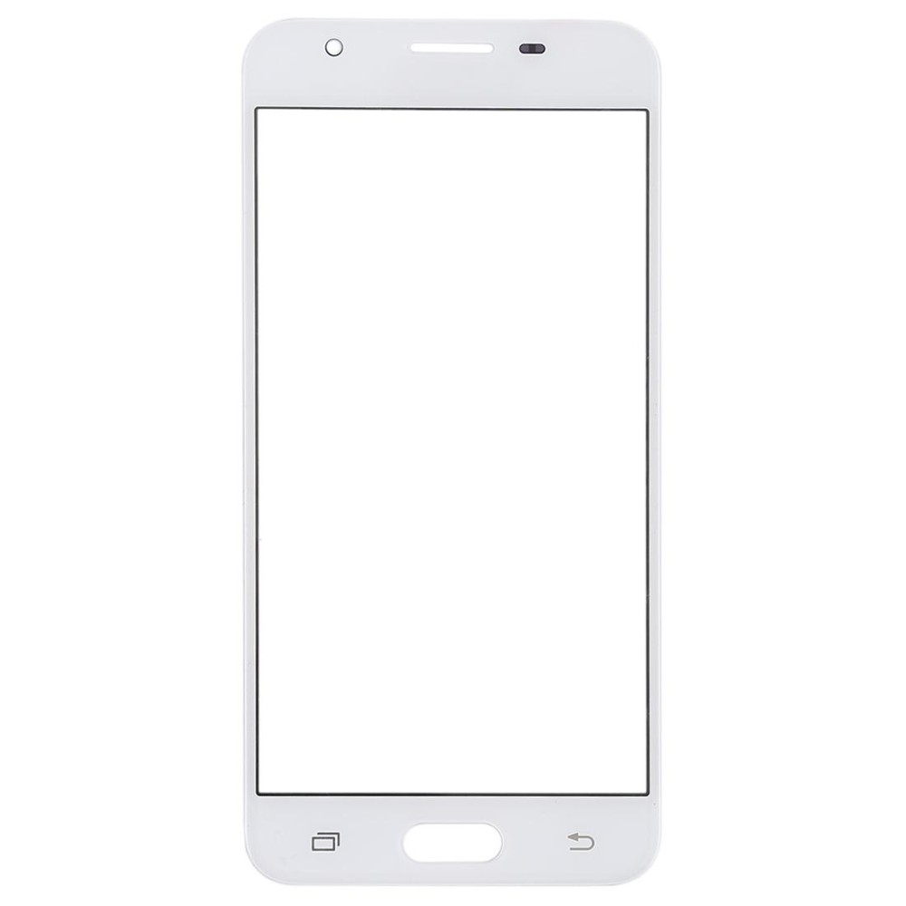 For Samsung Galaxy J5 Prime, On5 (2016), G570F/DS, G570Y 10pcs Front Screen Outer Glass Lens (White)