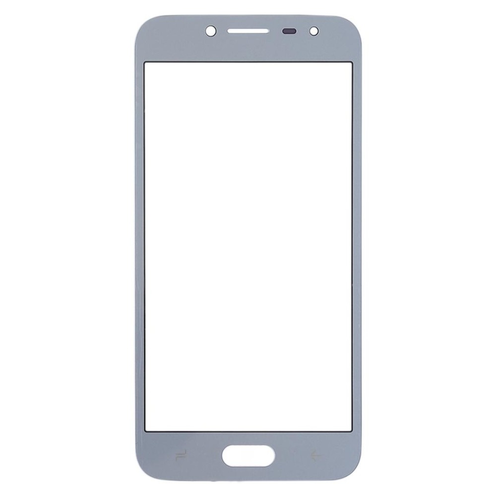 For Samsung Galaxy J2 Pro (2018), J250F/DS 10pcs Front Screen Outer Glass Lens (Grey)