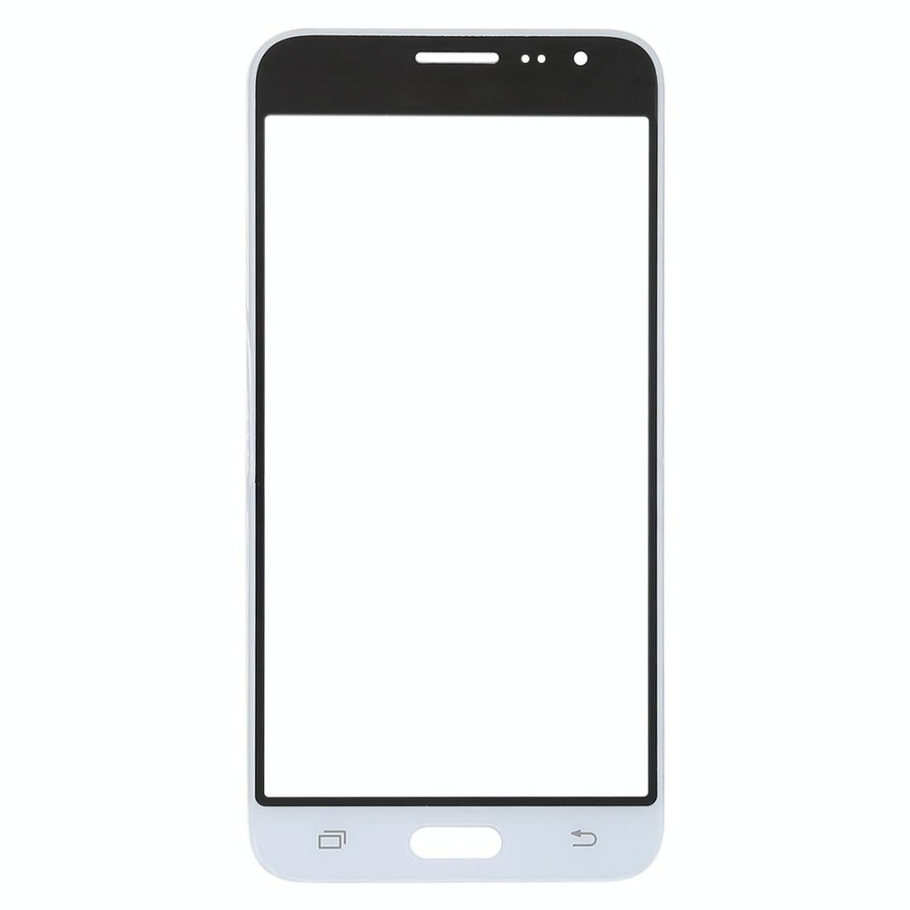 For Samsung Galaxy J3 (2016) / J320FN / J320F / J320G / J320M / J320A / J320V / J320P 10pcs Front Screen Outer Glass Lens (White)