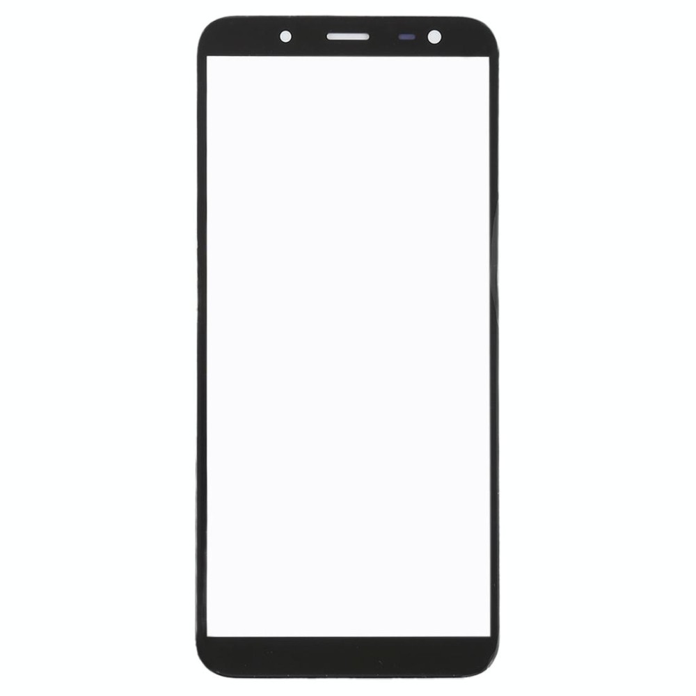 For Samsung Galaxy J6, J600F/DS, J600G/DS  10pcs Front Screen Outer Glass Lens (Black)