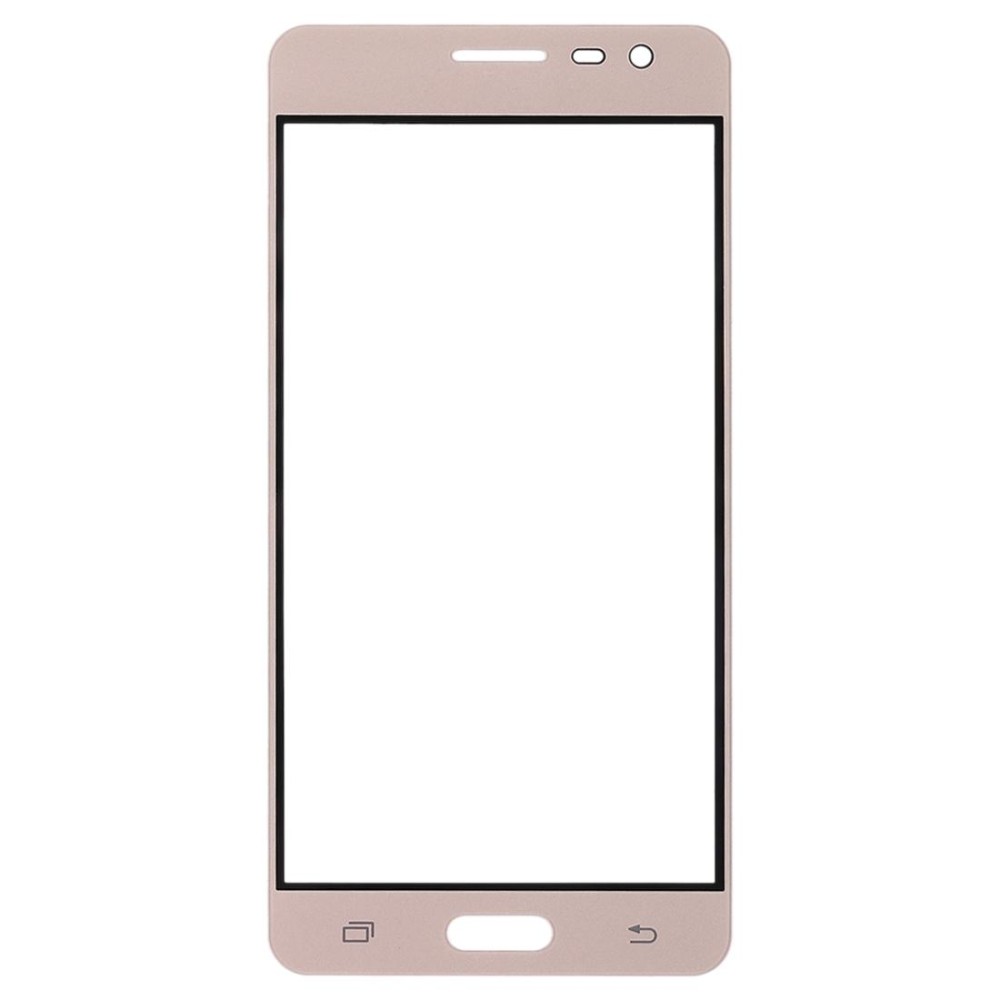 For Samsung Galaxy J3 Pro / J3110 10pcs Front Screen Outer Glass Lens (Gold)