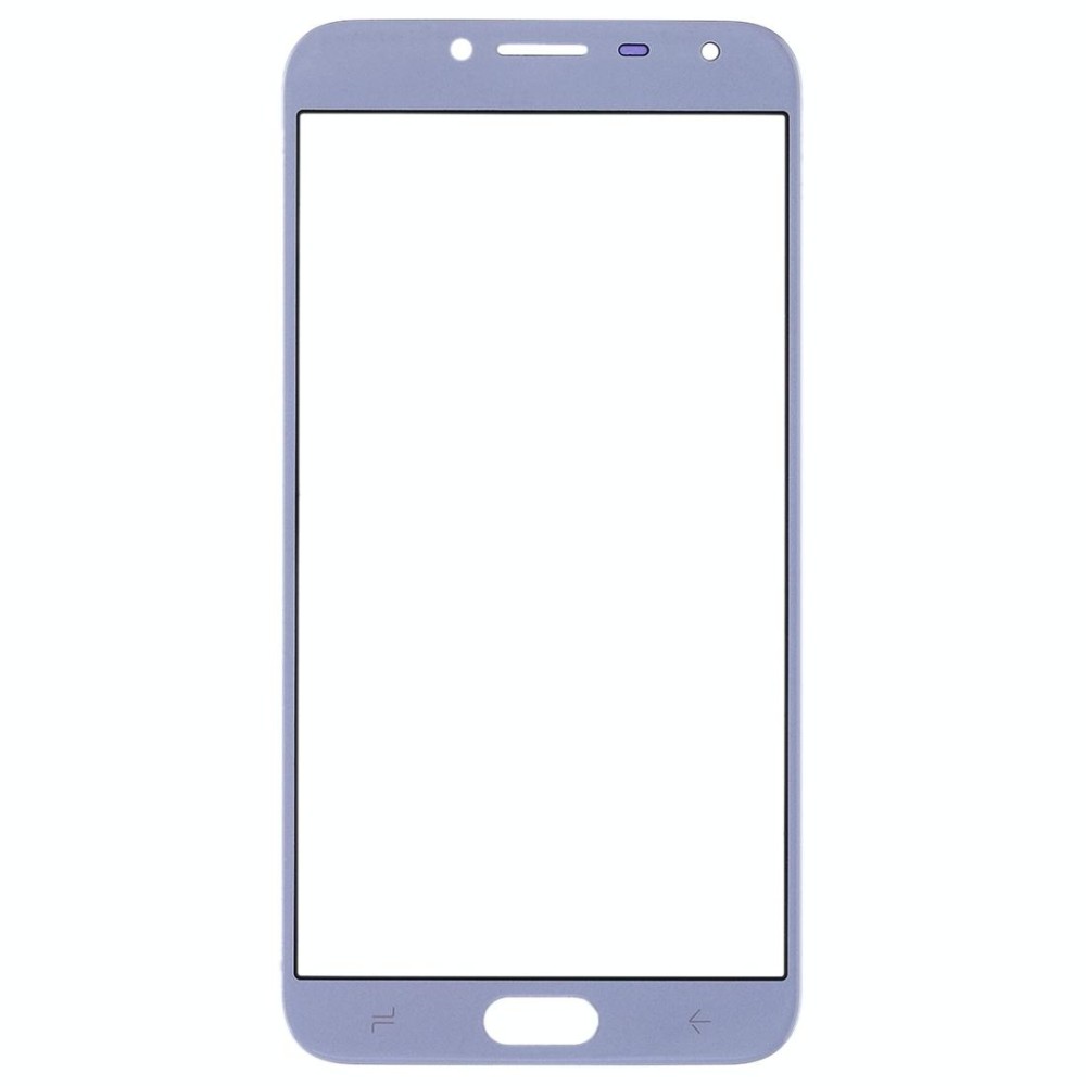 For Samsung Galaxy J4 (2018) 10pcs Front Screen Outer Glass Lens (Blue)