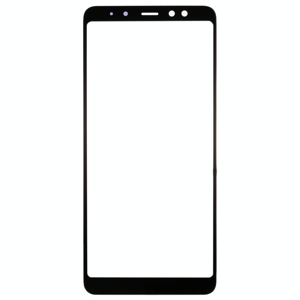 For Samsung Galaxy A8+ (2018) 10pcs Front Screen Outer Glass Lens