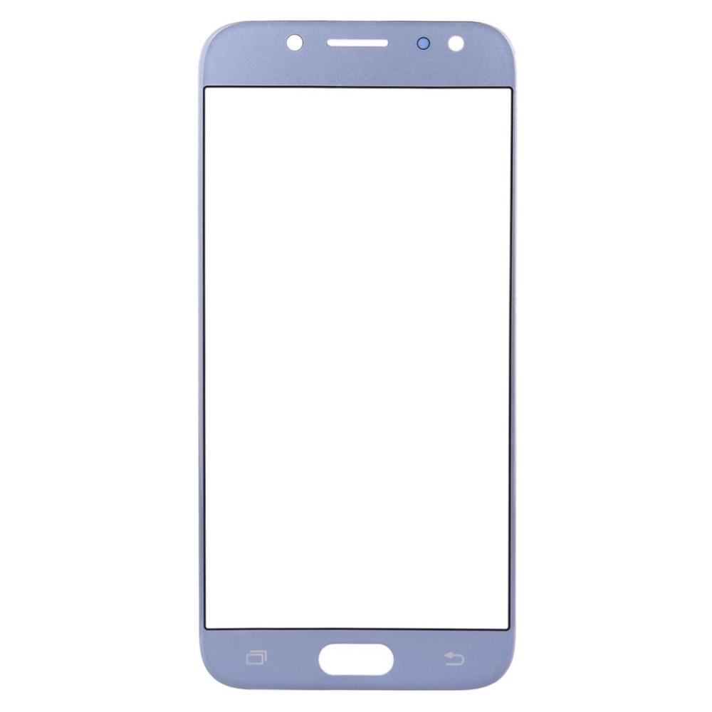 For Samsung Galaxy J3 (2017) / J330 10pcs Front Screen Outer Glass Lens (Blue)