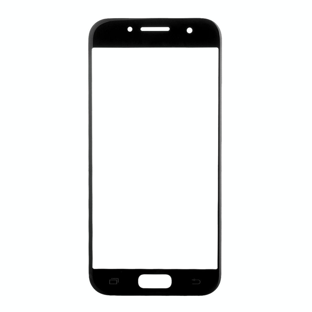 For Samsung Galaxy A5 (2017) / A520 10pcs Front Screen Outer Glass Lens (Black)