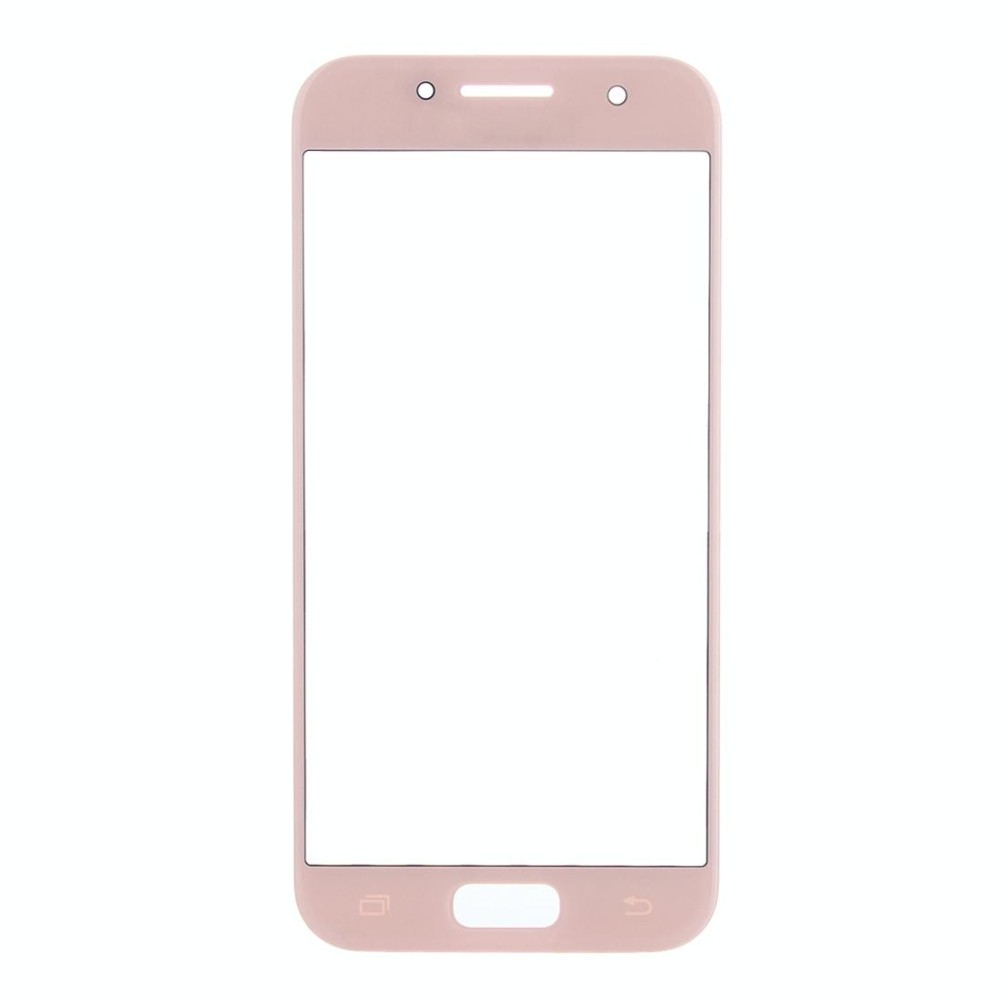 For Samsung Galaxy A5 (2017) / A520 10pcs Front Screen Outer Glass Lens (Pink)