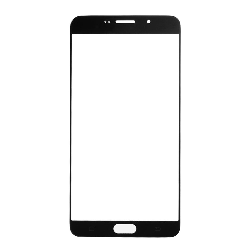 For Samsung Galaxy A9 (2016) / A900 10pcs Front Screen Outer Glass Lens (Black)