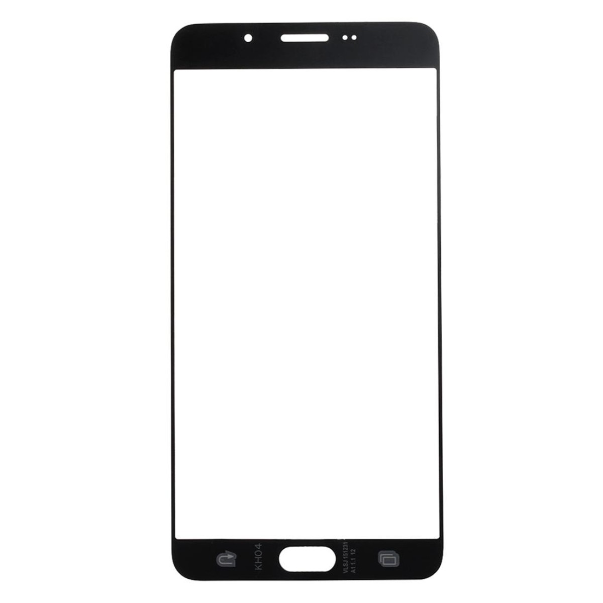 For Samsung Galaxy A9 (2016) / A900 10pcs Front Screen Outer Glass Lens (White)