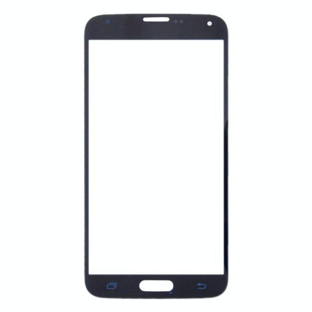For Samsung Galaxy S5 / G900 10pcs Front Screen Outer Glass Lens (Dark Blue)