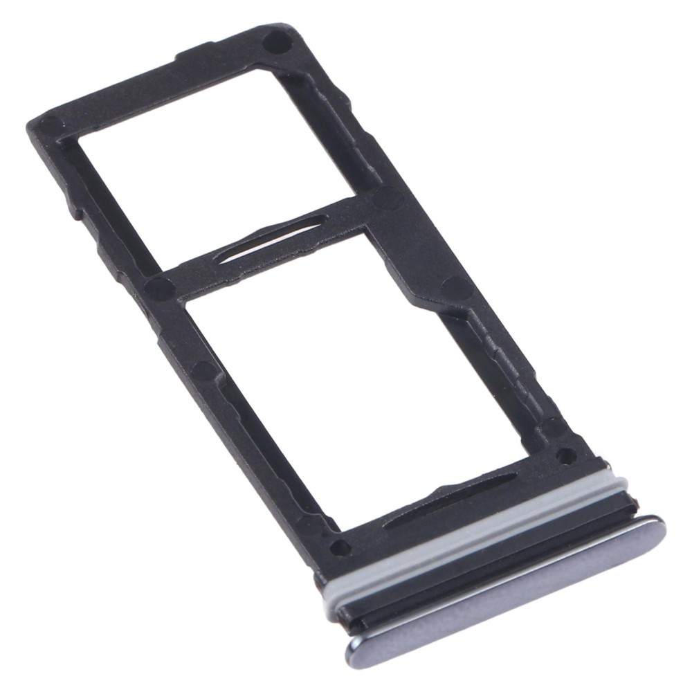 For Samsung Galaxy A52 SM-A525 SIM Card Tray + SIM Card Tray / Micro SD Card Tray (Black)