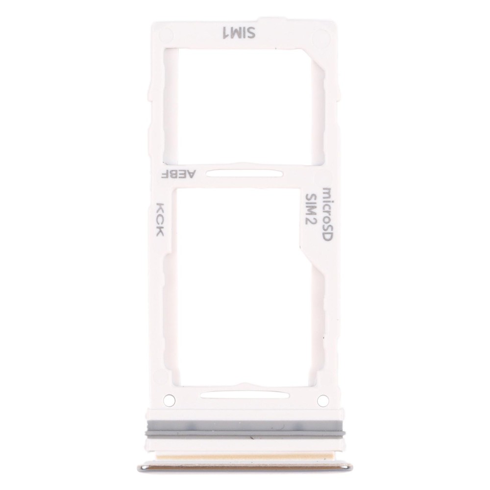 For Samsung Galaxy A52 SM-A525 SIM Card Tray + SIM Card Tray / Micro SD Card Tray (Silver)