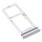 For Samsung Galaxy A52 SM-A525 SIM Card Tray + SIM Card Tray / Micro SD Card Tray (Silver)