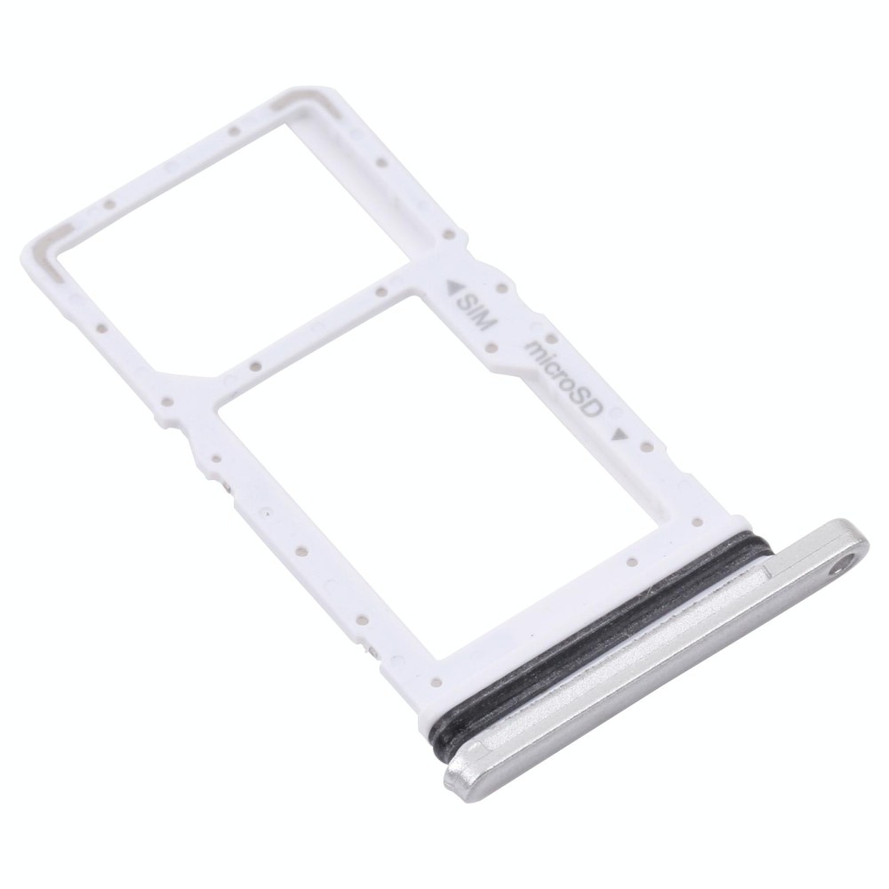 For Samsung Galaxy Tab A7 10.4 (2020) SM-T505 SIM Card Tray + Micro SD Card Tray (White)