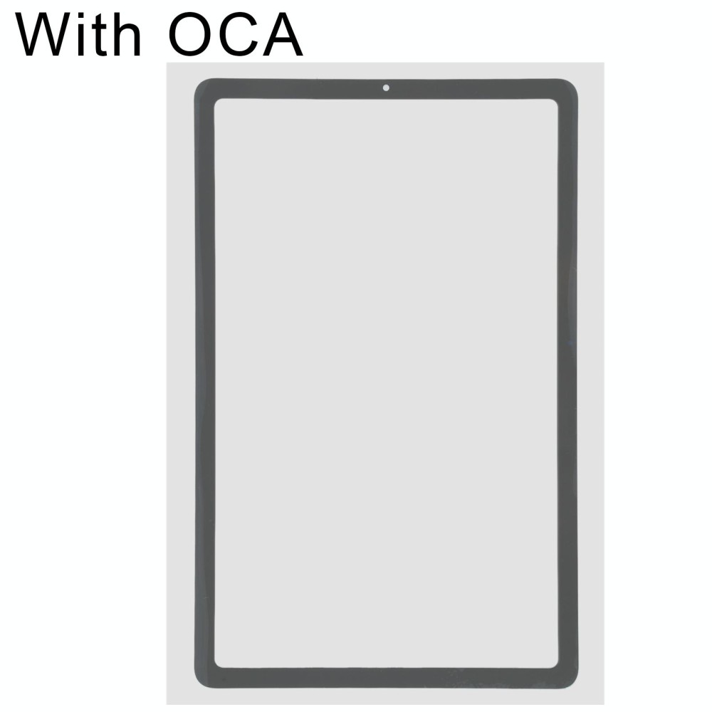 For Samsung Galaxy Tab S6 Lite SM-P610/P615 Front Screen Outer Glass Lens with OCA Optically Clear Adhesive (Black)