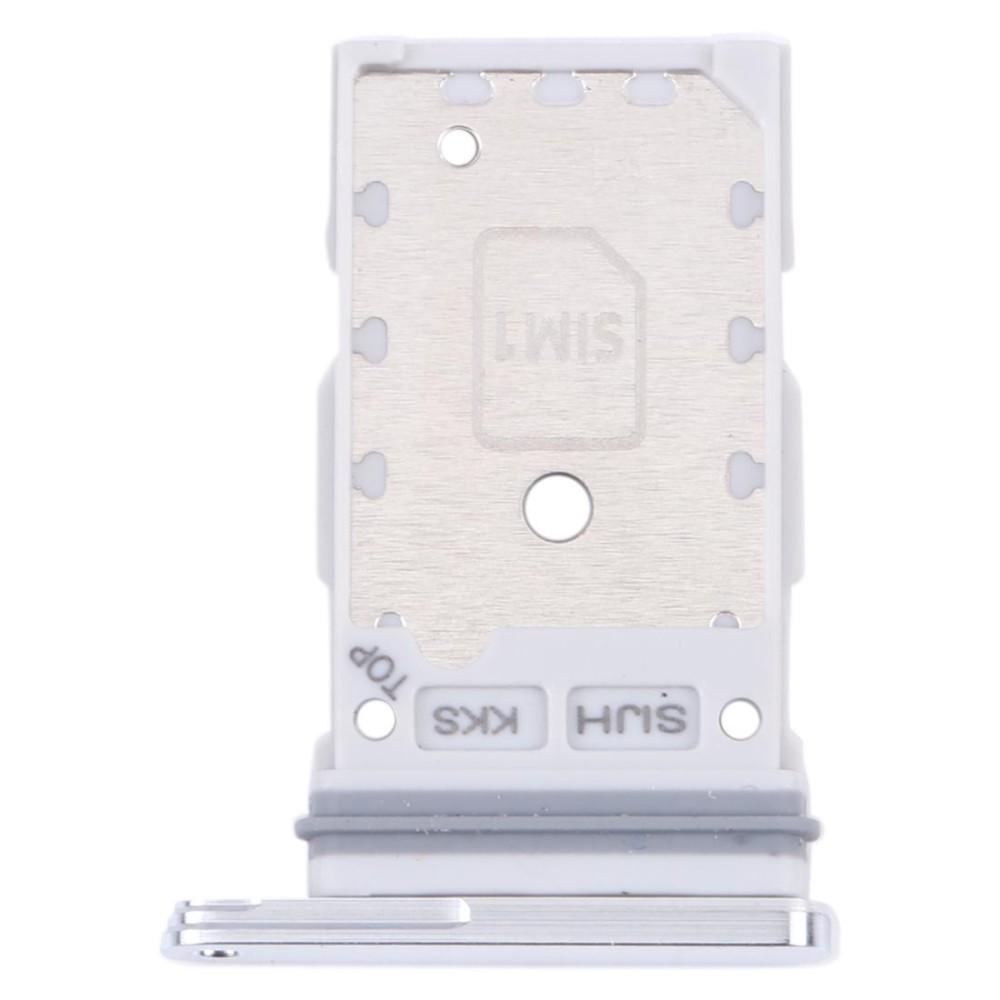 For Samsung Galaxy S22 Ultra 5G SM-S908B Original SIM Card Tray + SIM Card Tray (White)