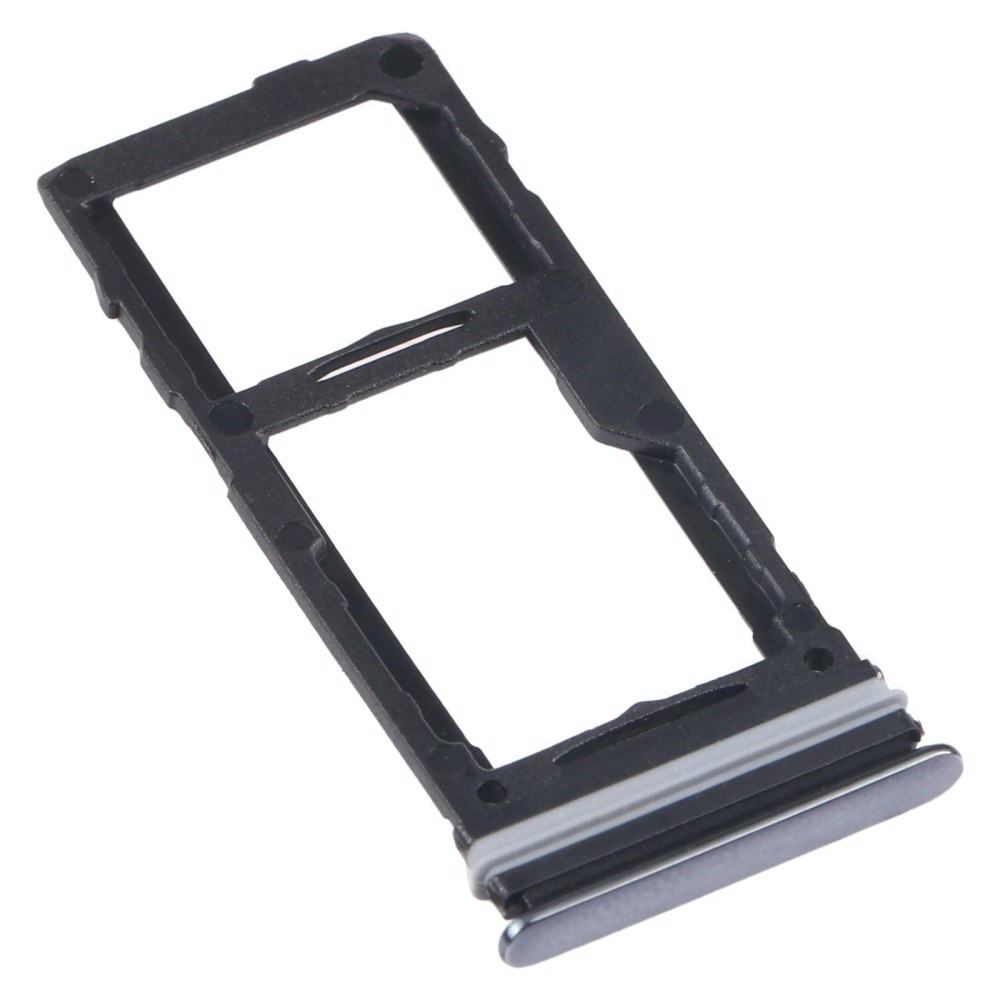 For Samsung Galaxy A72 SM-A725 SIM Card Tray + SIM Card Tray / Micro SD Card Tray (Black)