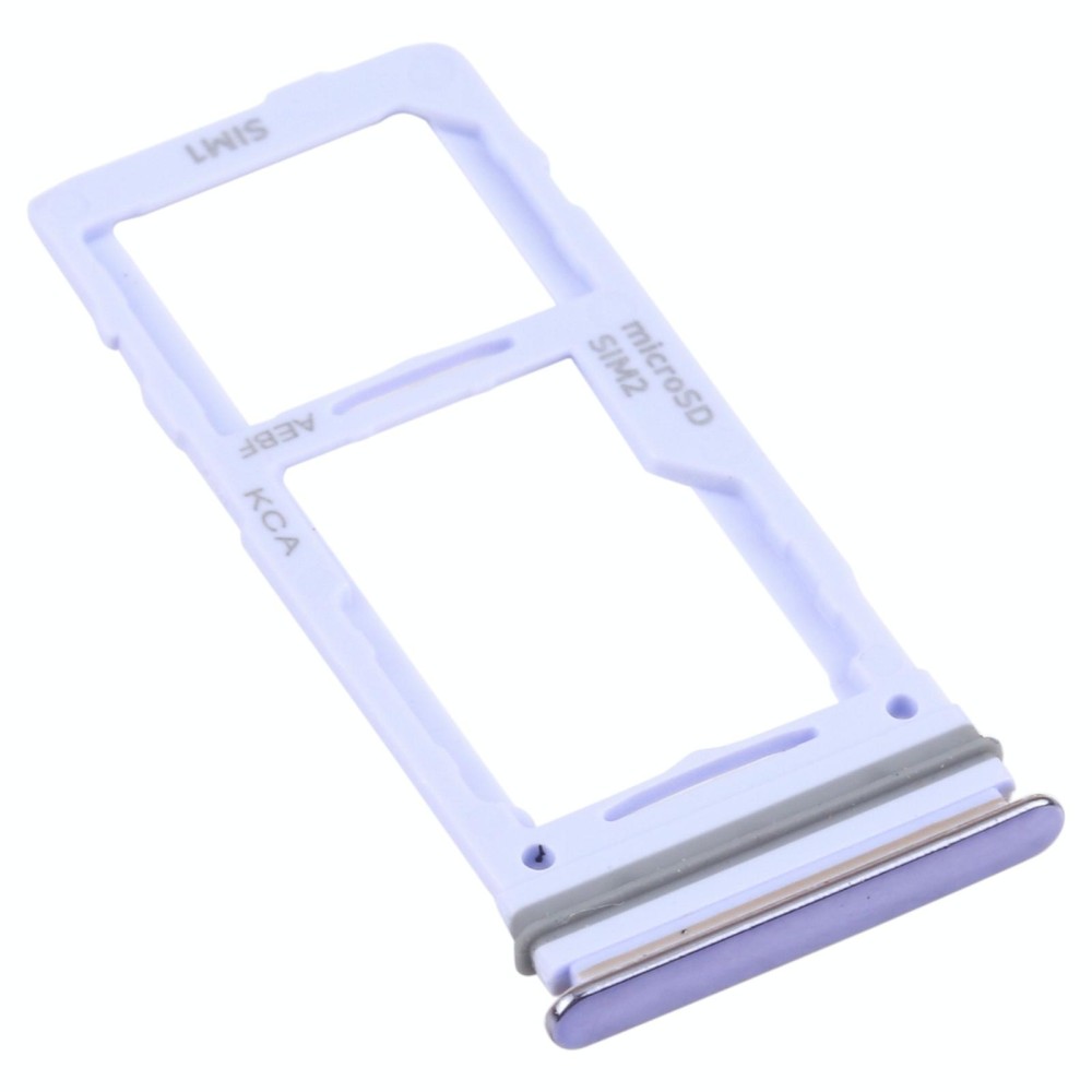 For Samsung Galaxy A72 SM-A725 SIM Card Tray + SIM Card Tray / Micro SD Card Tray (Purple)