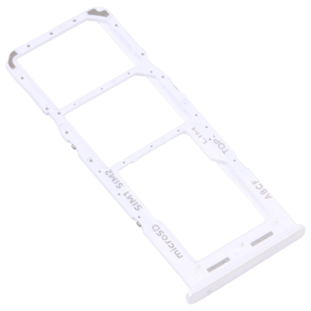 For Samsung Galaxy A23 5G SM-A236B Original SIM Card Tray + SIM Card Tray + Micro SD card tray (White)