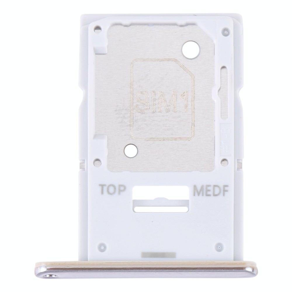 For Samsung Galaxy A54 SM-A546 Original SIM Card Tray + Micro SD Card Tray (Gold)