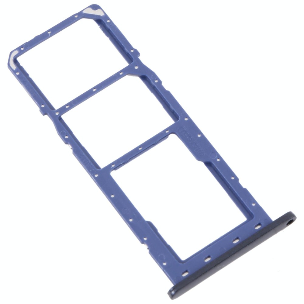 For Samsung Galaxy M04 SM-M045F Original SIM Card Tray + SIM Card Tray + Micro SD Card Tray (Blue)
