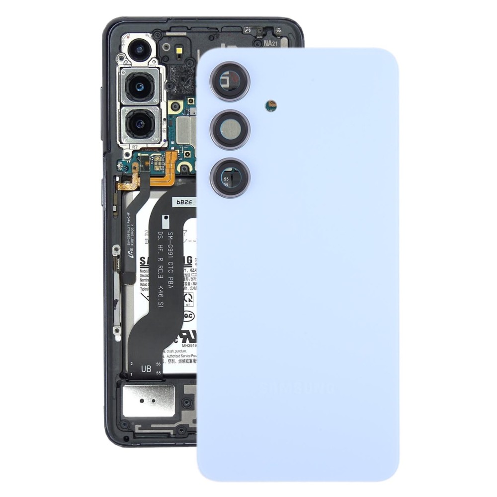 For Samsung Galaxy S24 SM-S921B OEM Battery Back Cover with Camera Lens Cover(Blue)