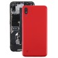 For Galaxy M10 Battery Back Cover (Red)