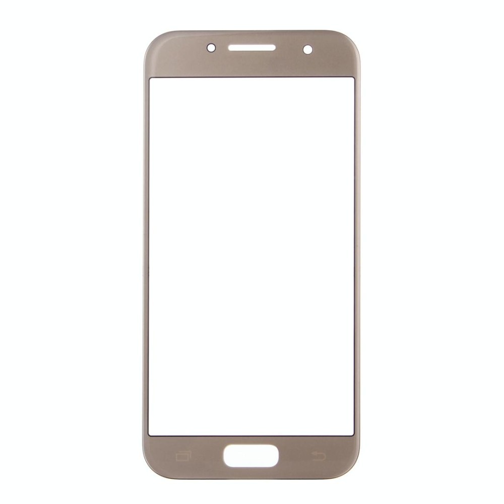 For Galaxy A5 (2017) / A520  Front Screen Outer Glass Lens (Gold)