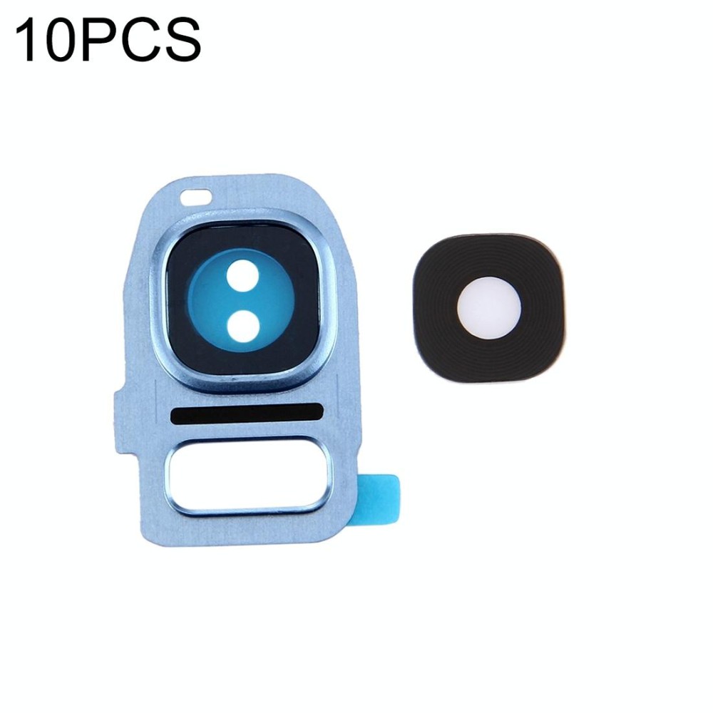 For Galaxy S7 Edge / G935 10pcs Camera Lens Covers (Blue)
