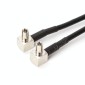 RG174 SMA Female to 2 x TS9 Male Connecting Cable Extension, Length: 15cm