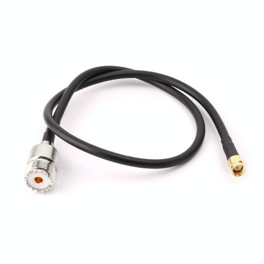 RG58 UHF Female to SMA Male Connecting Cable, Length: 50cm