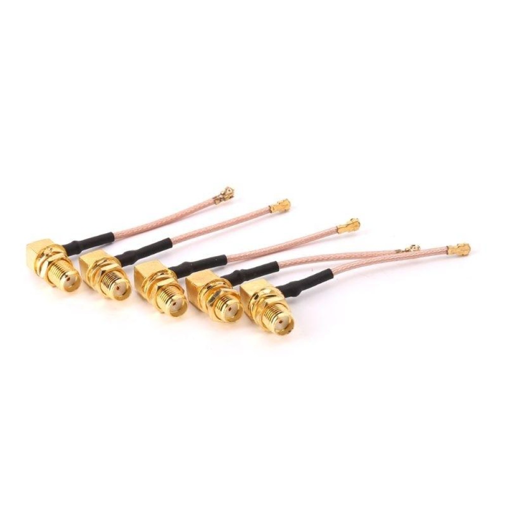 5 PCS RG178 Ufl / IPX / IPEX to SMA Female Adapter Braid Cable, Length: 5cm