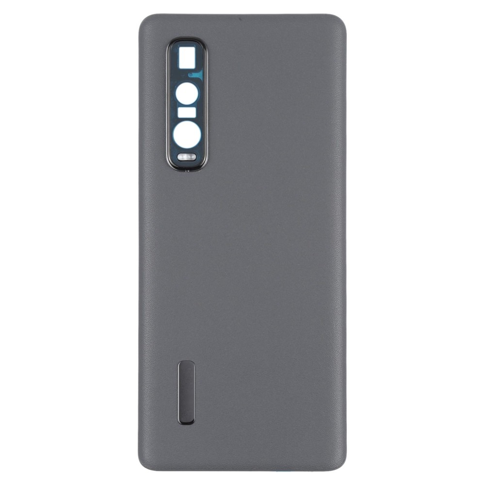 For OPPO Find X2 Pro CPH2025 PDEM30 Original Leather Material Battery Back Cover (Black)