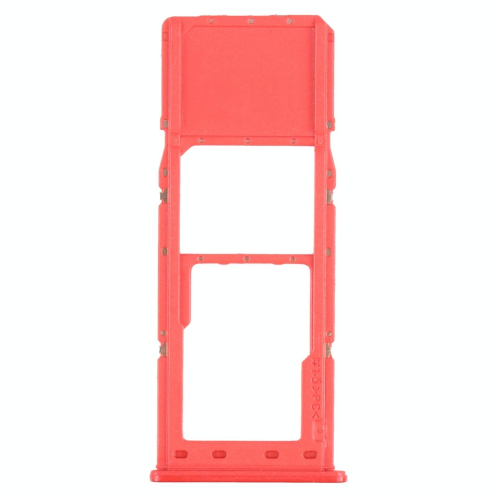 For Samsung Galaxy A12 SM-A125 SIM Card Tray + Micro SD Card Tray (Red)