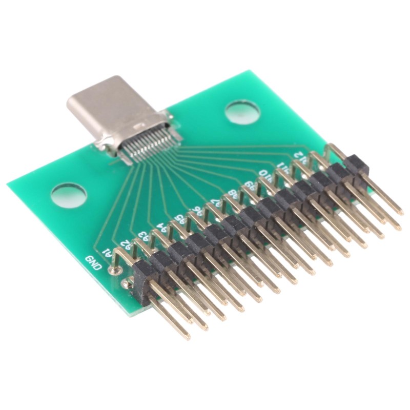 Type C Male Test Board USB 3.1 with PCB Board 24P+2P Connector