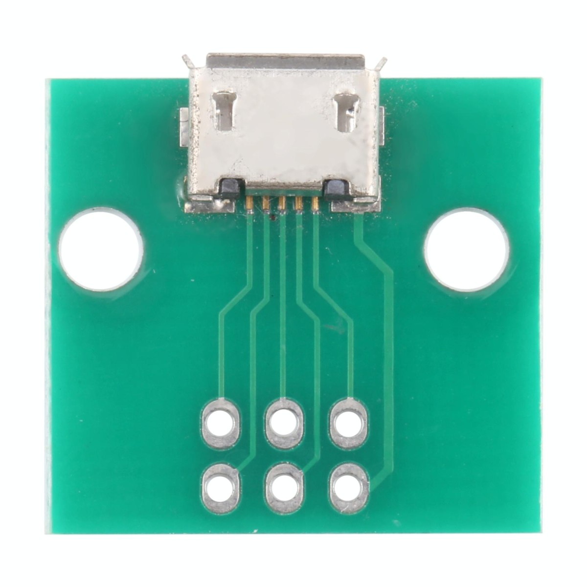 10 PCS Micro USB to 5pin V8 Charging Port PCB Test Board