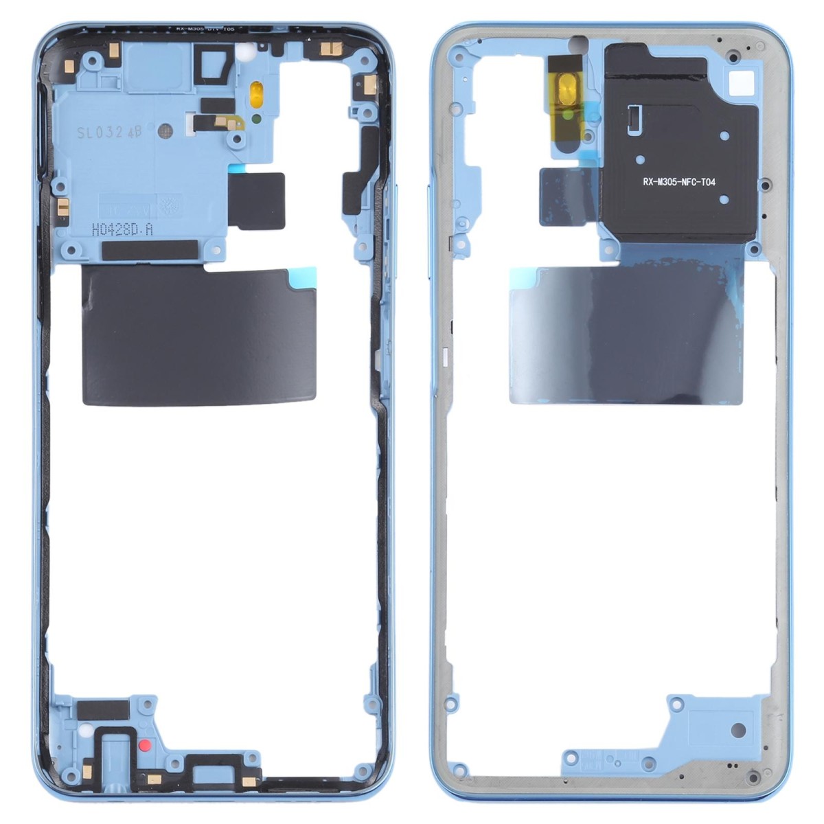 Middle Frame Bezel Plate for Xiaomi Redmi Note 10s M2101K7BG (Blue)