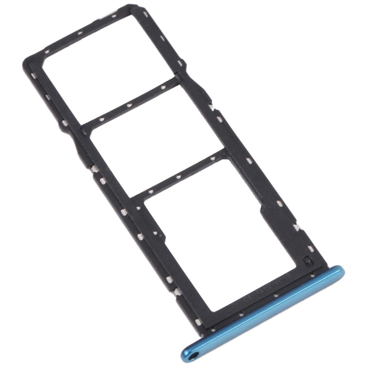 For ZTE Blade V40 Vita SIM Card Tray + SIM Card Tray + Micro SD Card Tray (Blue)