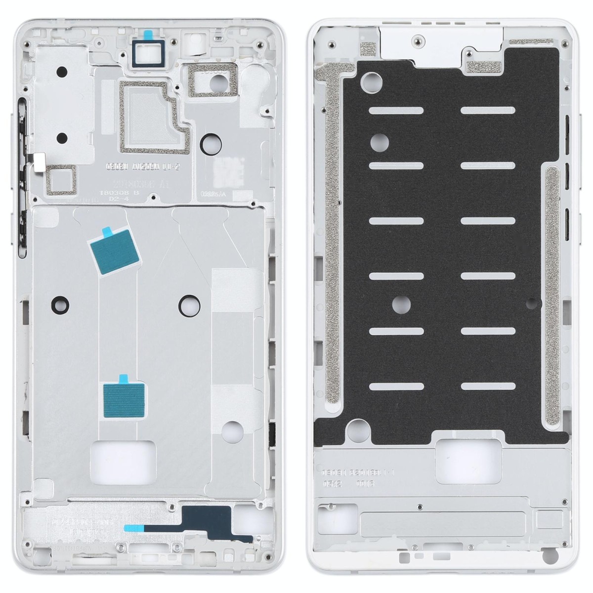 Middle Frame Bezel Plate for Xiaomi MI Mix 2S (White)