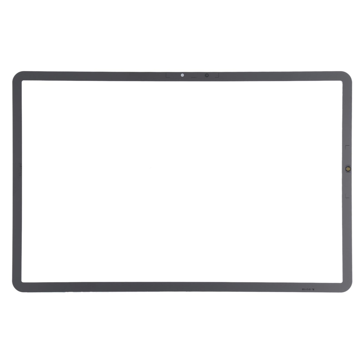 For Honor Tablet V7 Pro BRT-W09 Front Screen Outer Glass Lens (Black)