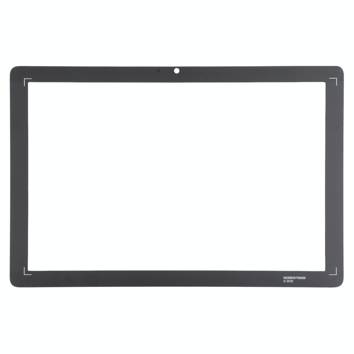 For Honor Pad X6 AGR-W09 AGR-WL09  Front Screen Outer Glass Lens (Black)